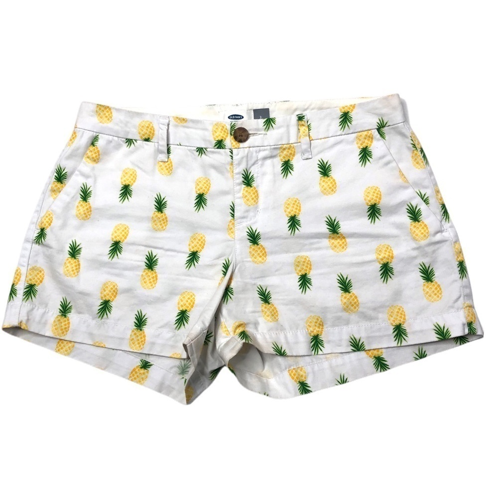 Old Navy pineapple print shorts, 2